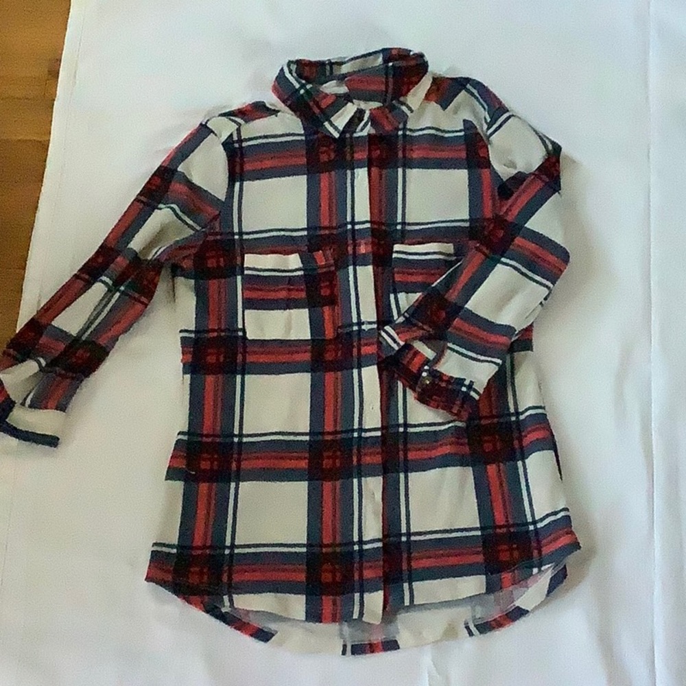 Button Up Plaid Shirt